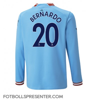 Manchester City Bernardo Silva #20 Hemma Matchtröja 2022-23 Långärmad